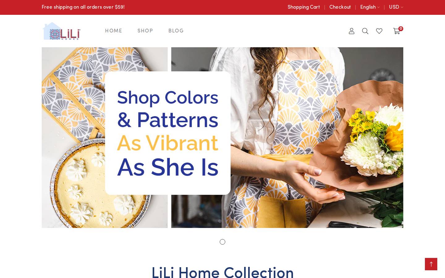 lilihomes.com homepage screenshot