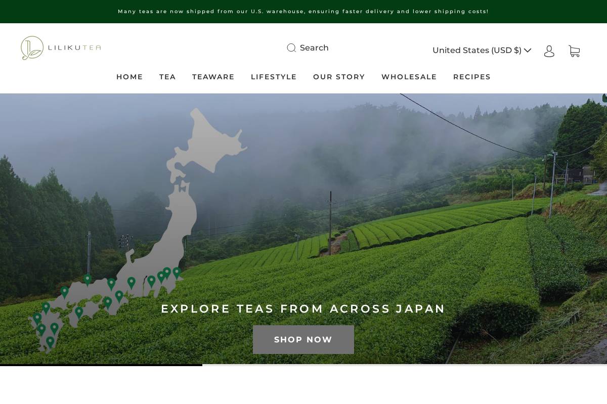 lilikutea.com homepage screenshot
