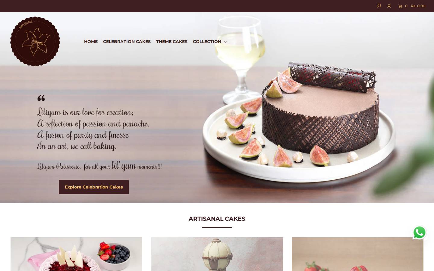 liliyum.com homepage screenshot