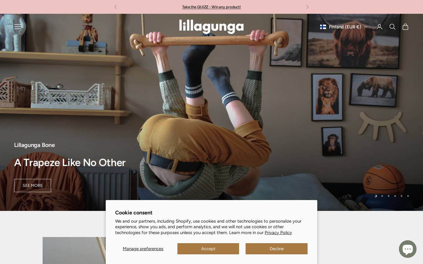 lillagunga.com homepage screenshot