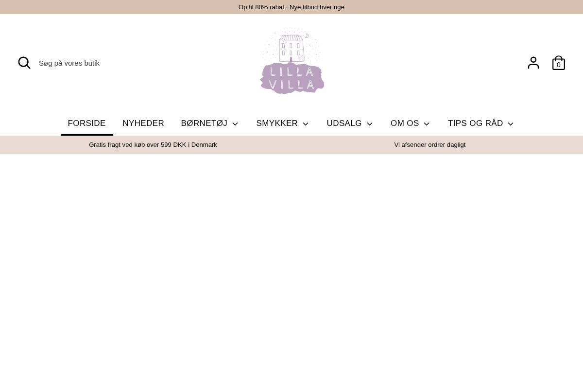 Lilla Villa homepage screenshot