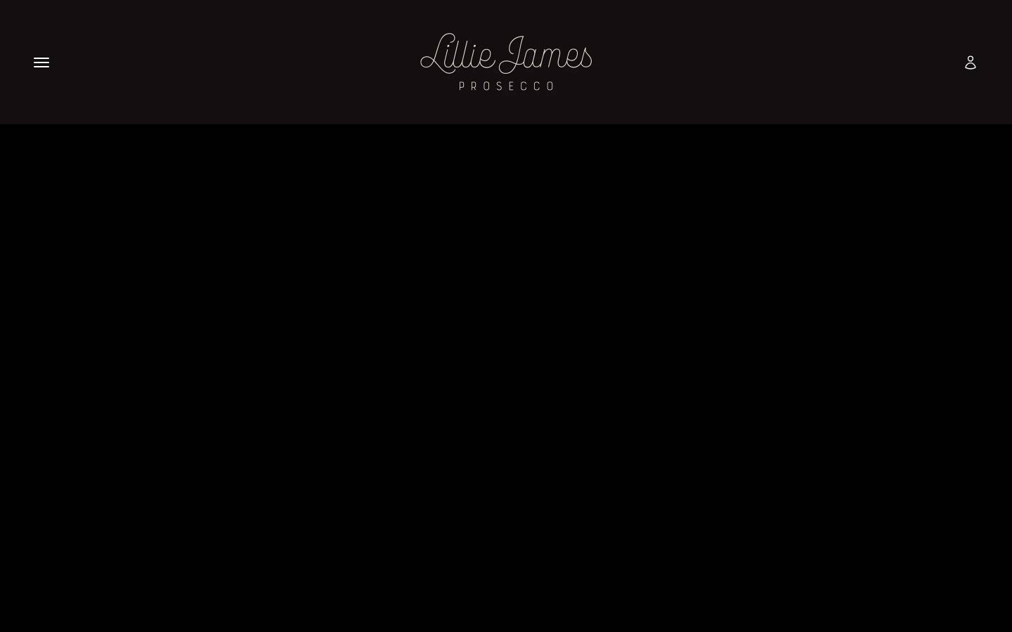 lilliejamesprosecco.com homepage screenshot