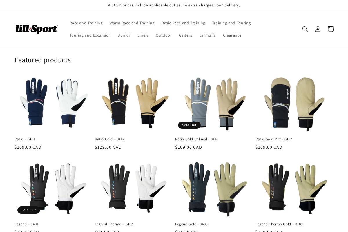 lillsport.ca homepage screenshot