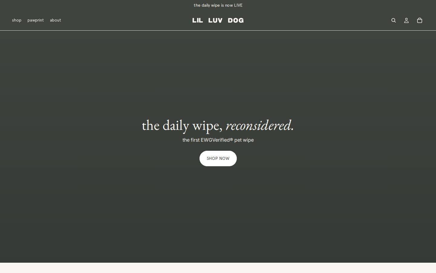 lilluvdog.com homepage screenshot