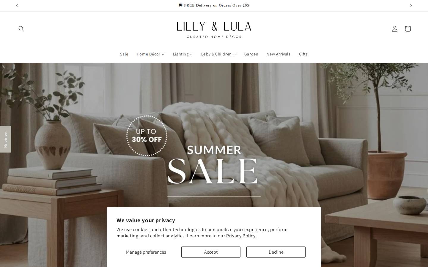 Lillyandlula homepage screenshot