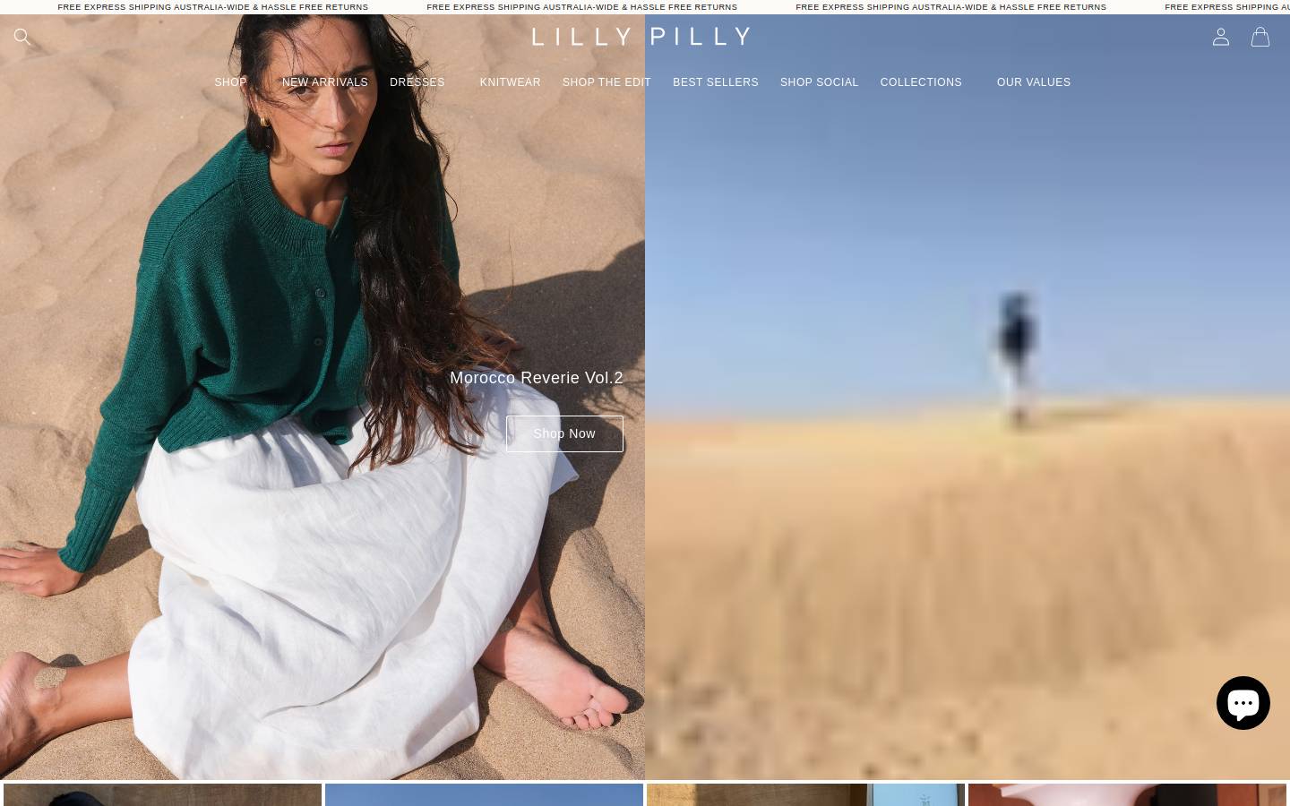 lillypilly.co.uk homepage screenshot