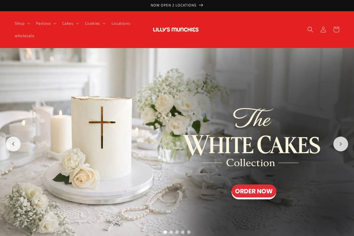 lillysmunchies.com homepage screenshot