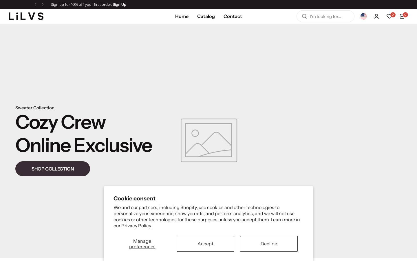 lilvs.com homepage screenshot