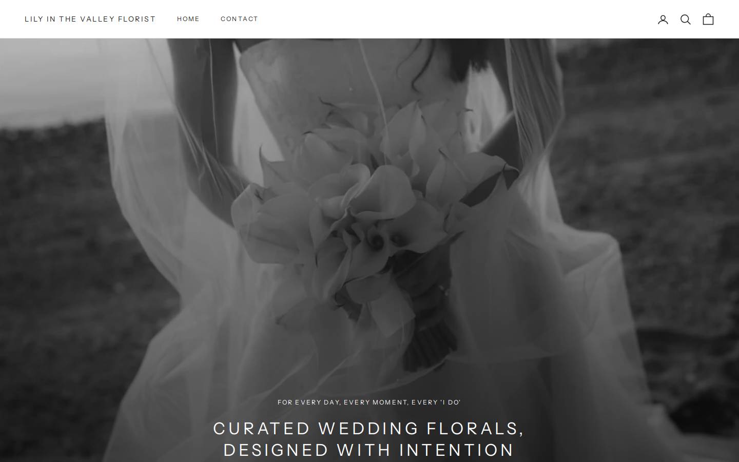 lilyinthevalleyflorist.com homepage screenshot