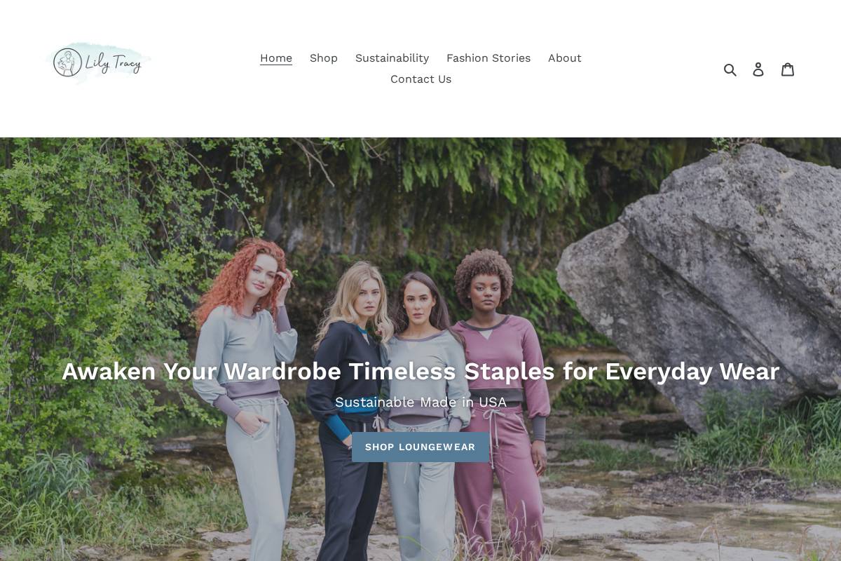 lilytracy.com homepage screenshot