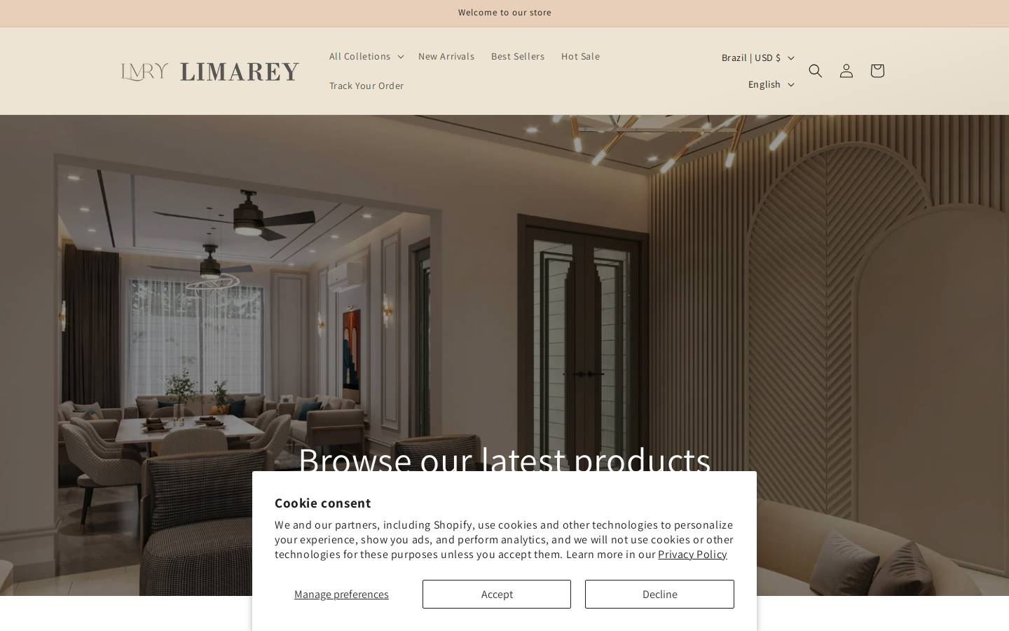 limarey.com homepage screenshot