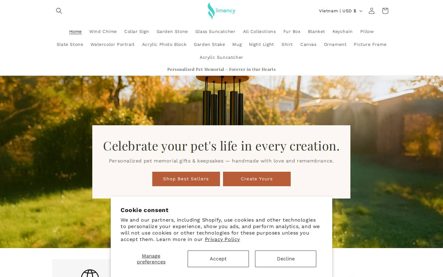limency.com homepage screenshot
