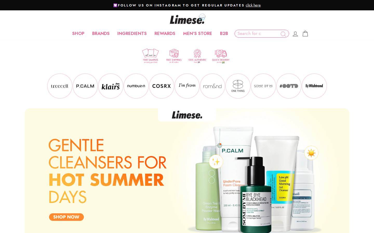 limese.com homepage screenshot