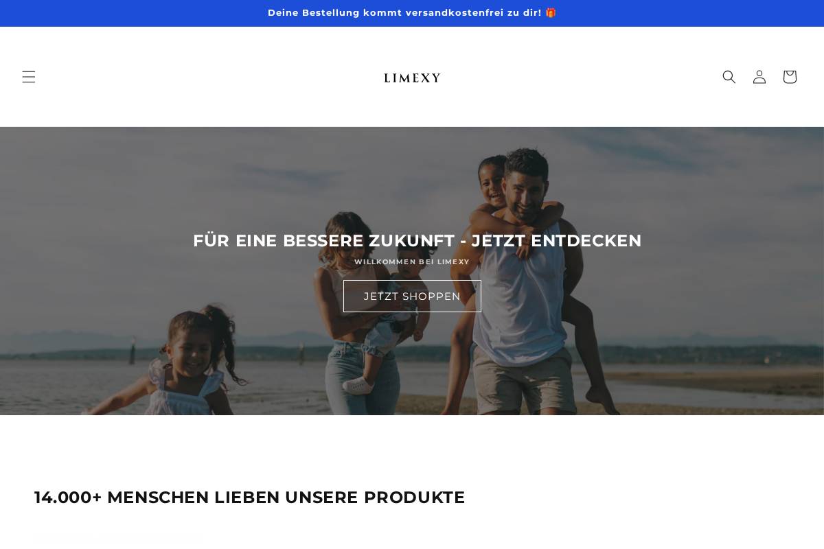 limexy.com homepage screenshot