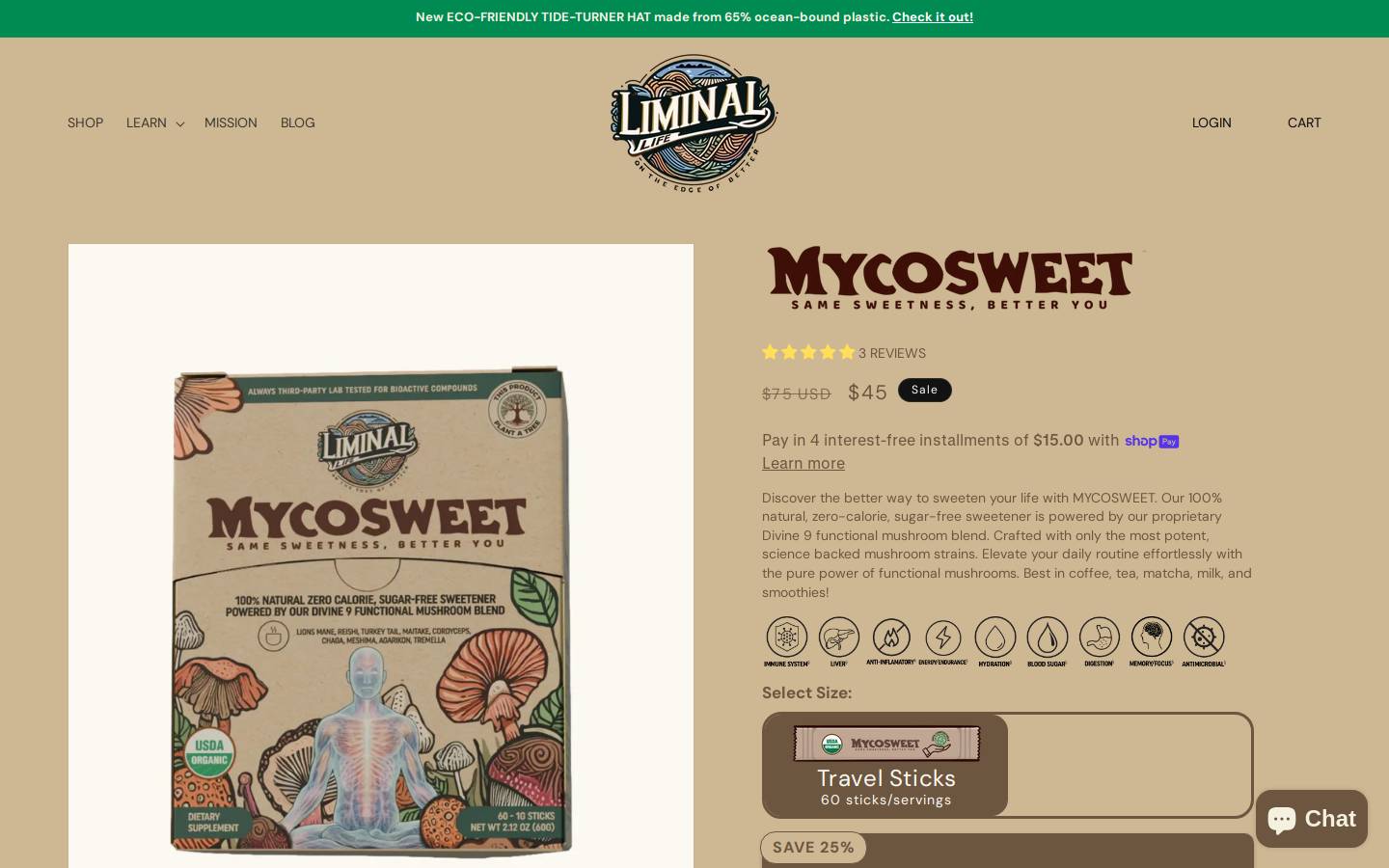 liminallife.com homepage screenshot