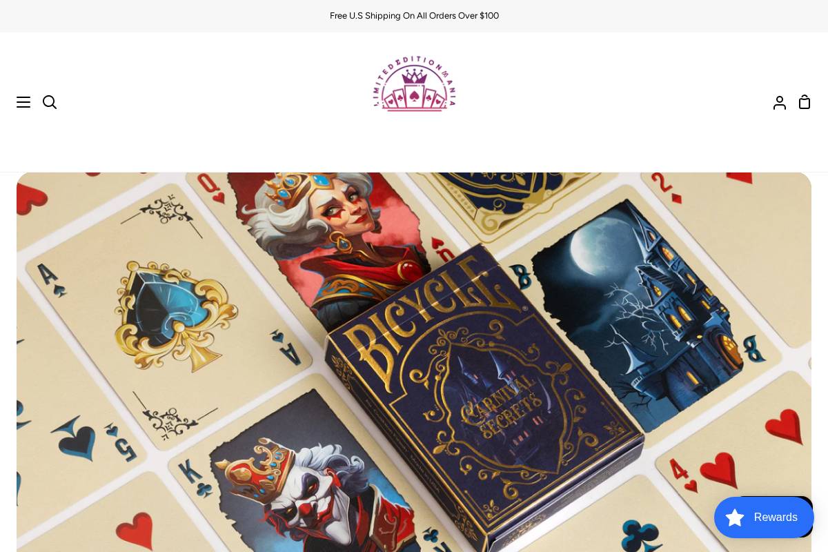 limitededitionmania.com homepage screenshot