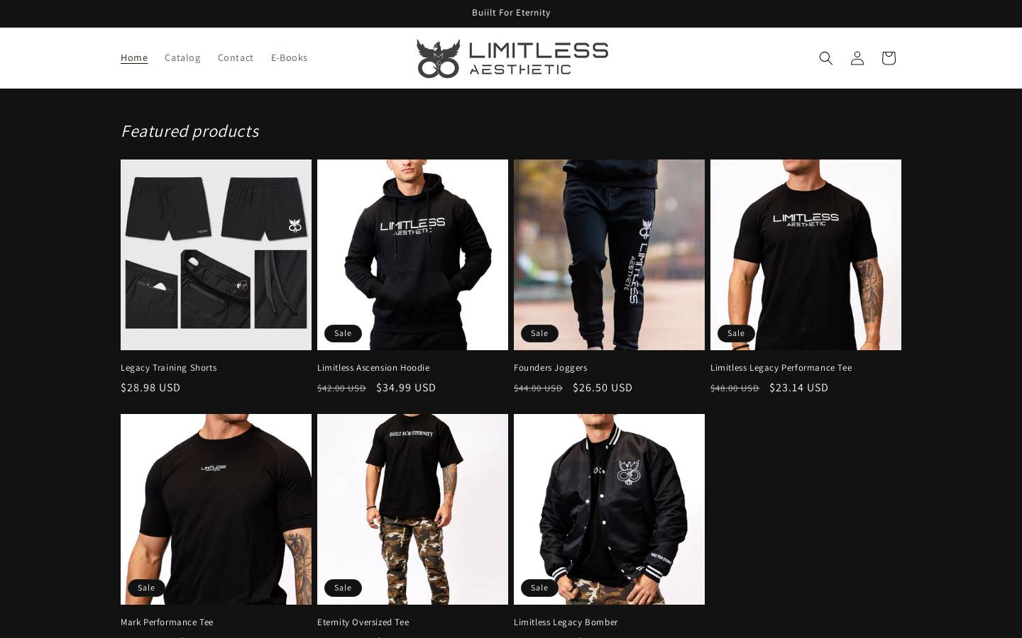 limitlessaesthetic.com homepage screenshot