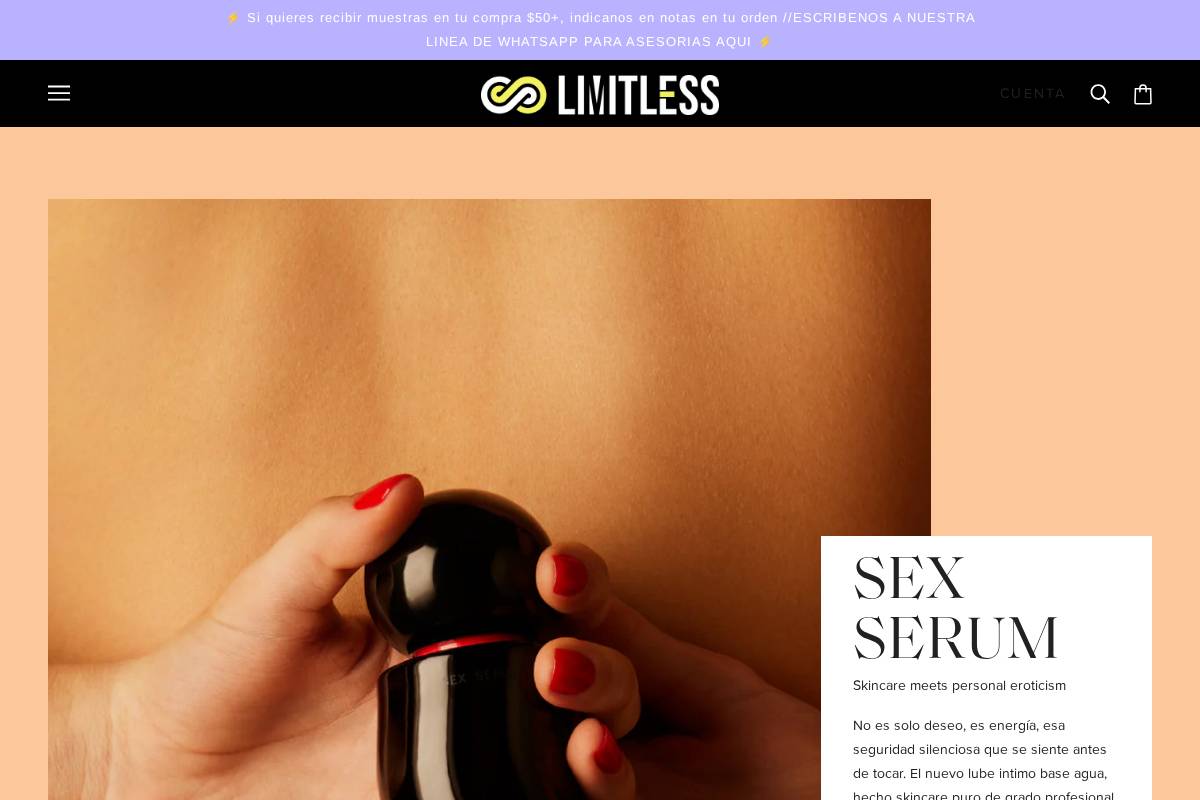 limitlessbeautycollective.com homepage screenshot