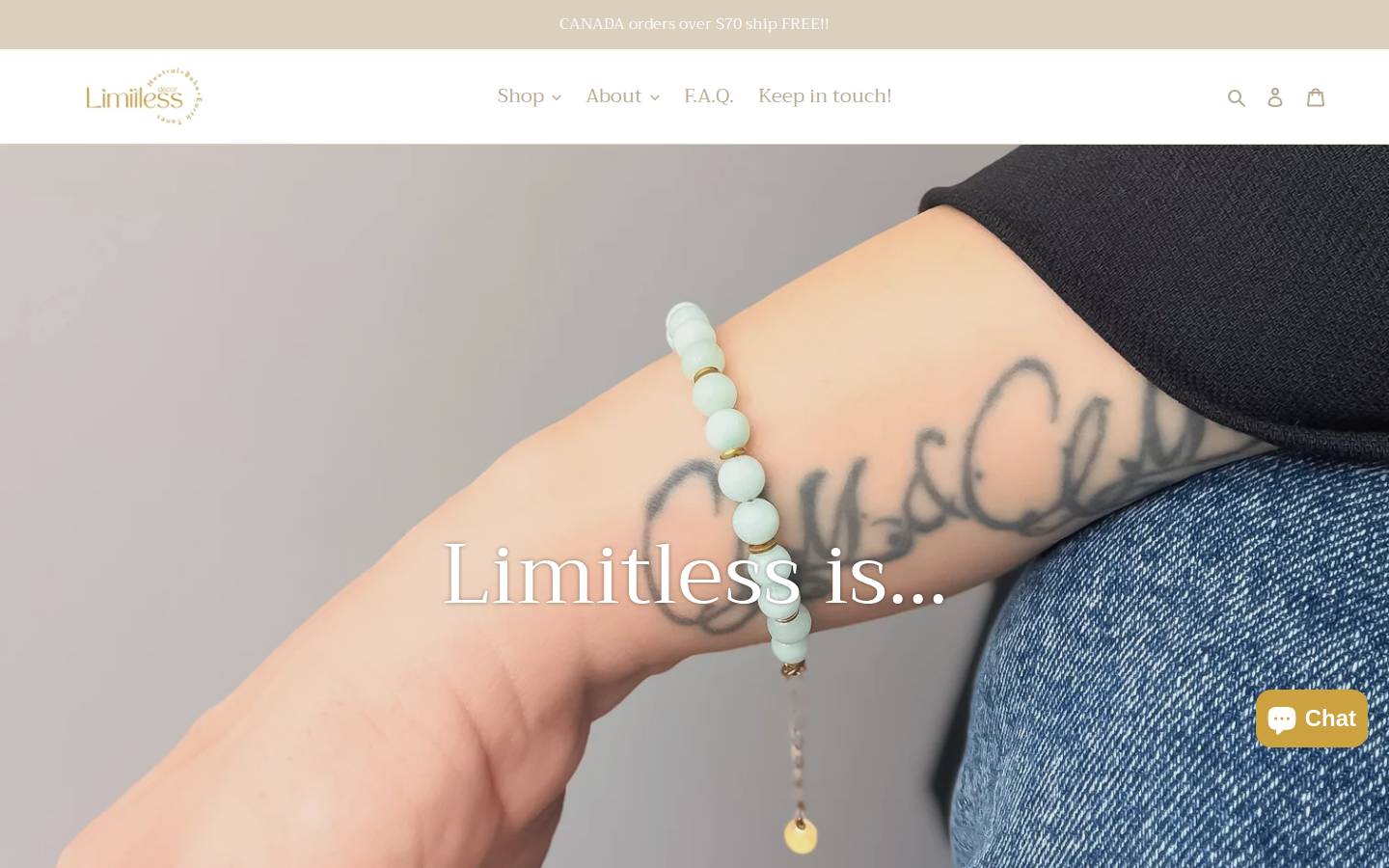 limitlessdecor.ca homepage screenshot