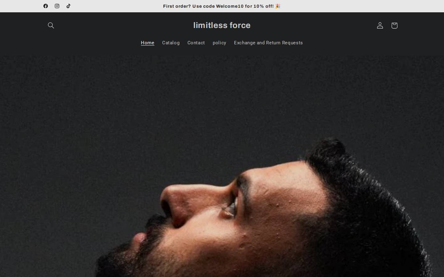 limitlessforce.shop homepage screenshot