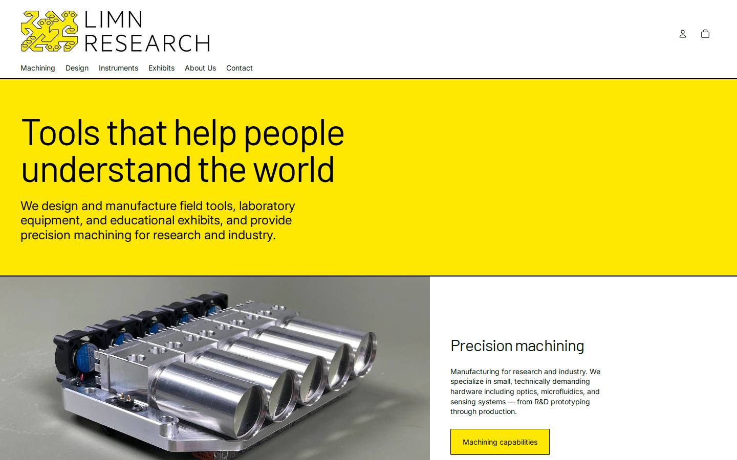 limnresearch.com homepage screenshot