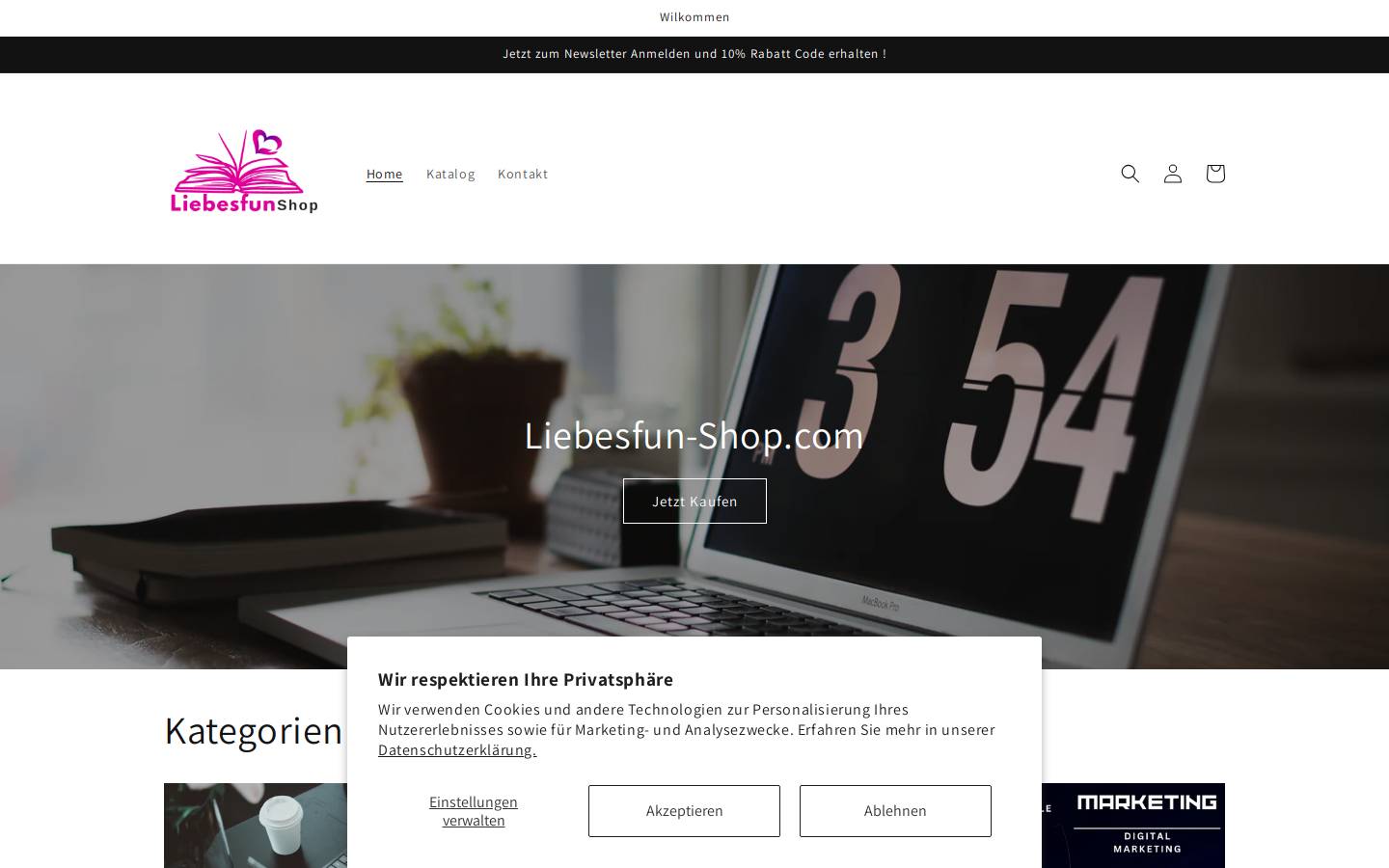 limpado-shop.com homepage screenshot