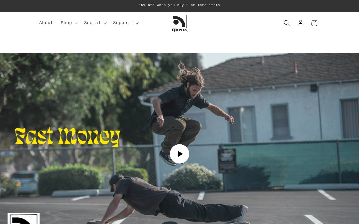 limpies.com homepage screenshot