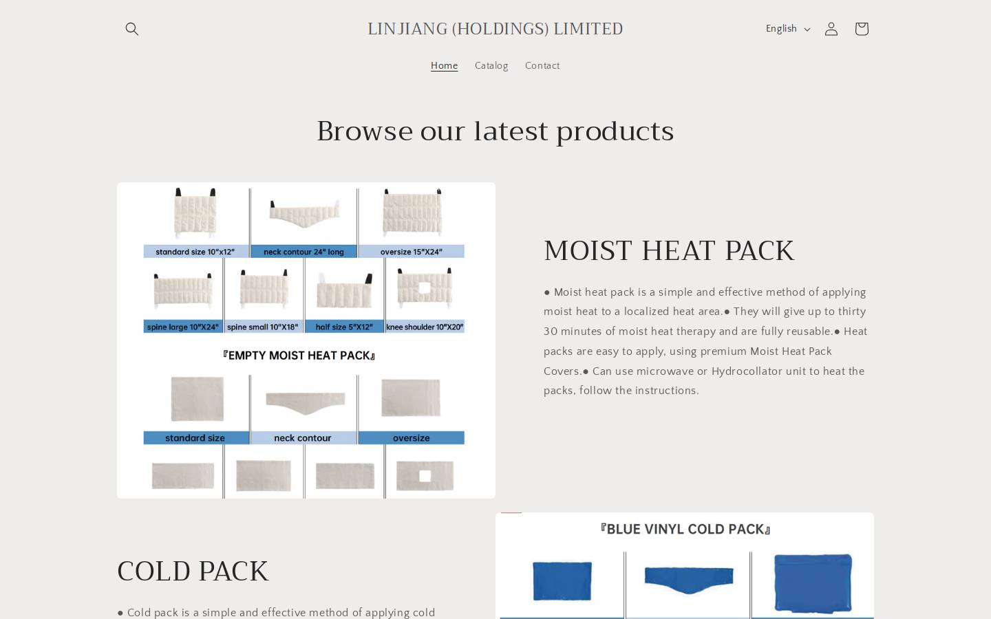 lin-jiang.com homepage screenshot