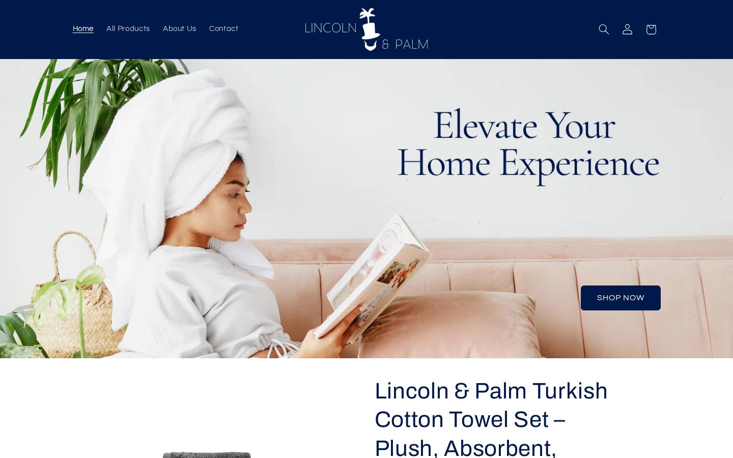 lincolnpalm.com homepage screenshot