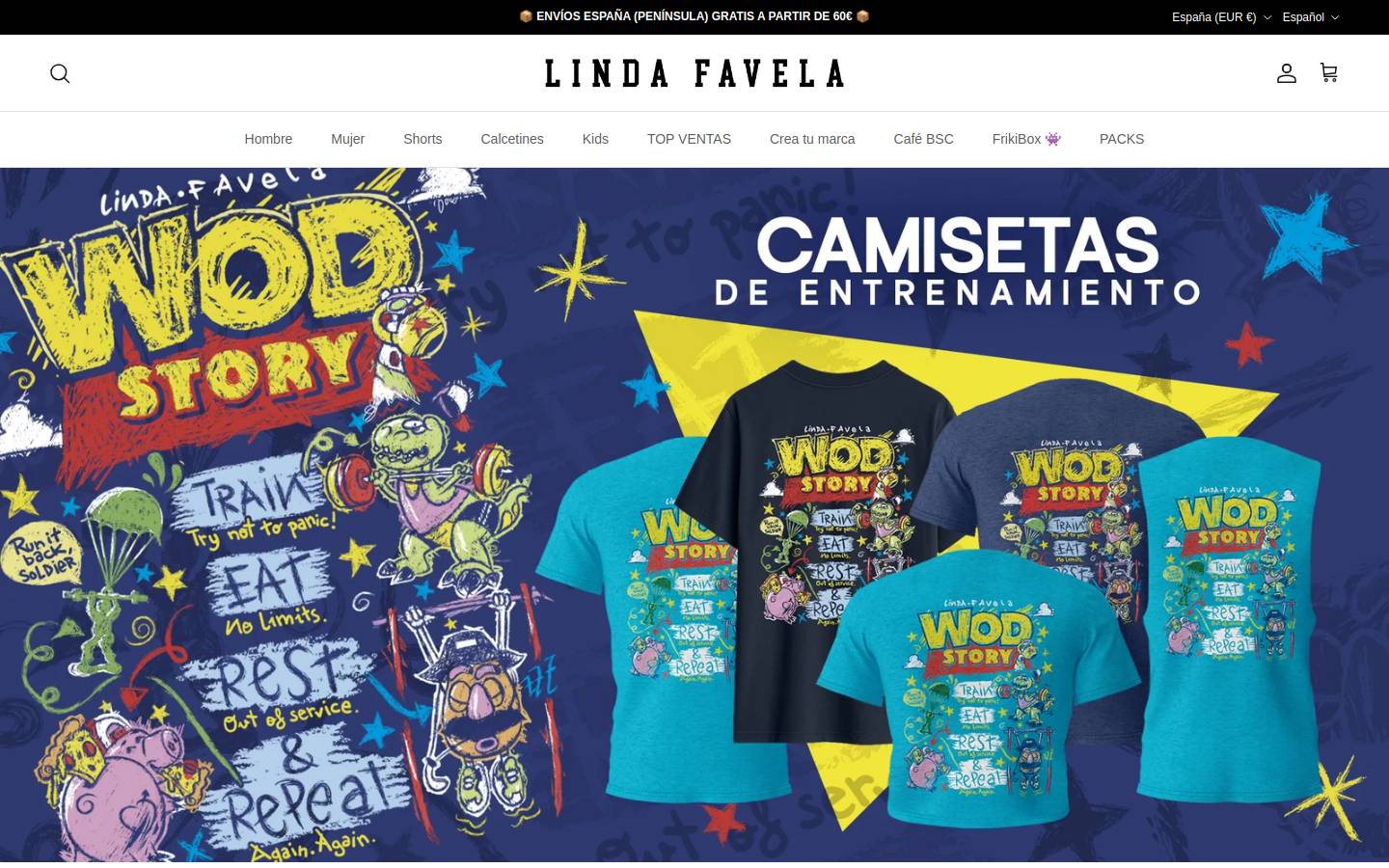 lindafavela.com homepage screenshot