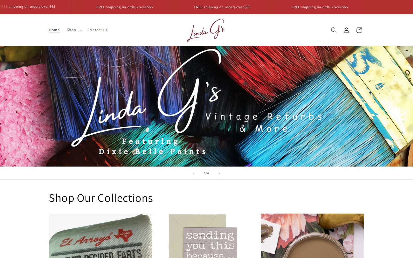 lindags.com homepage screenshot