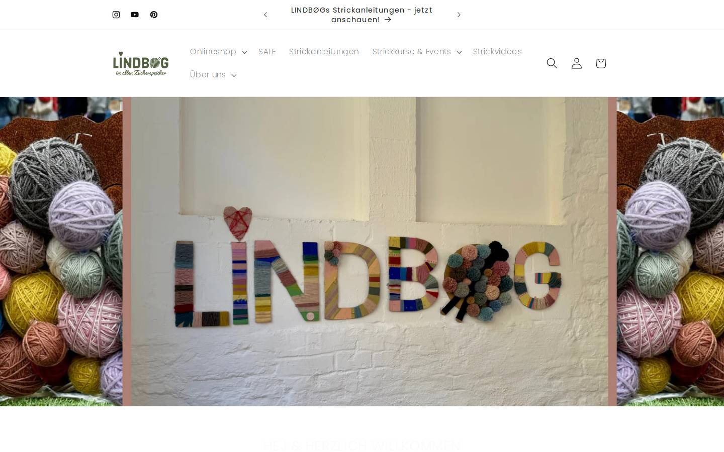 lindboeg.de homepage screenshot
