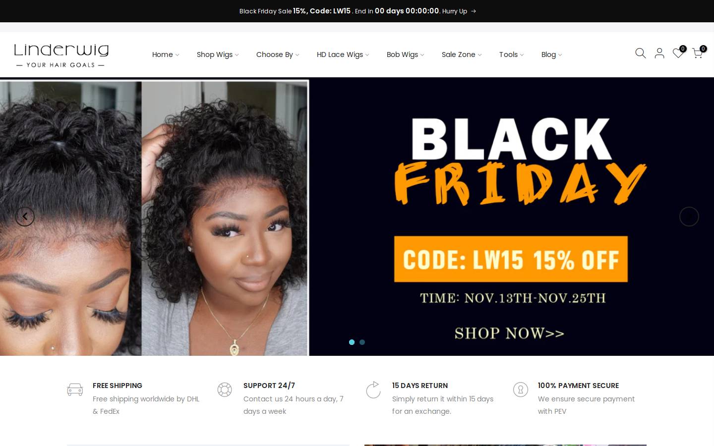 linderwig.com homepage screenshot