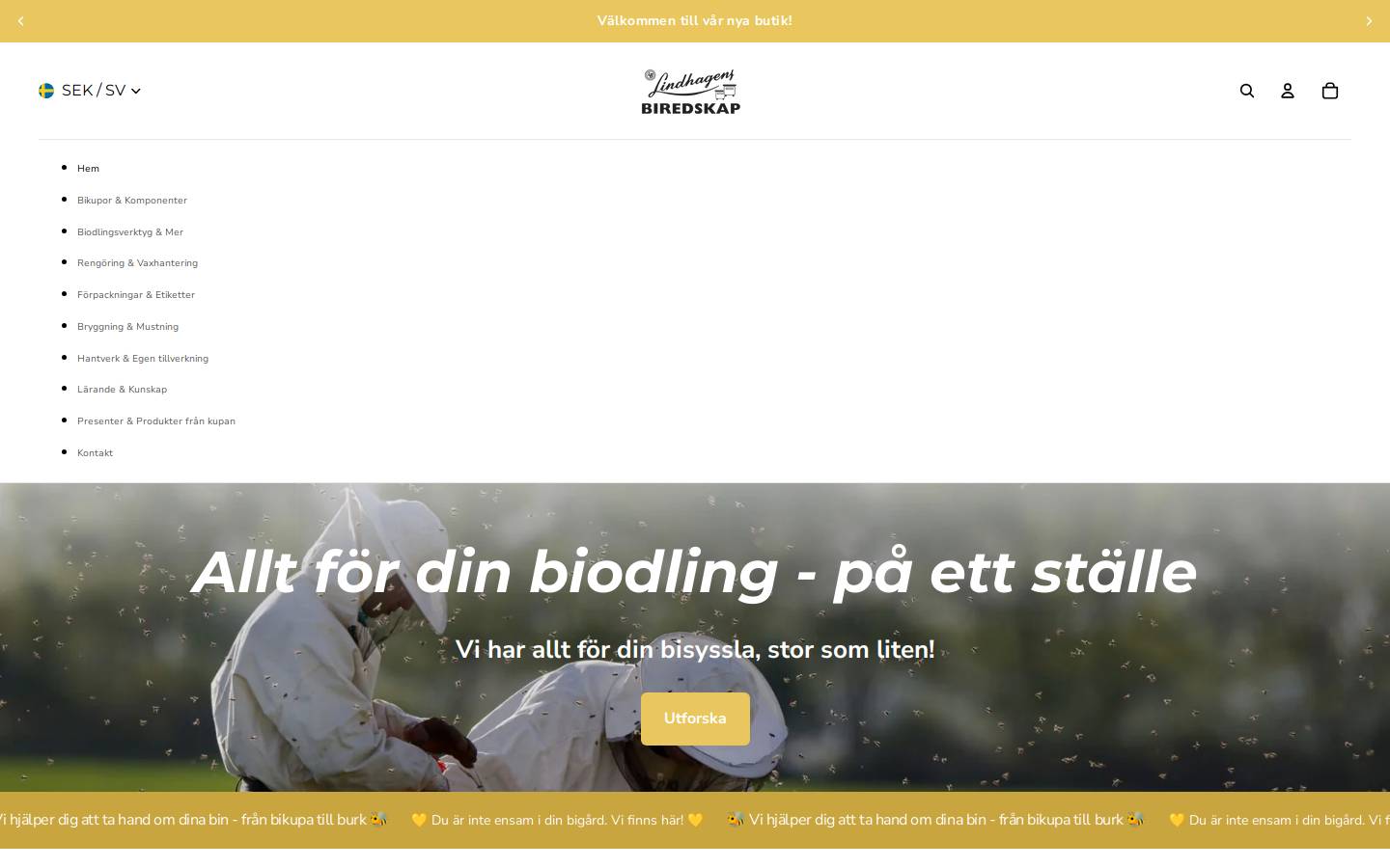 lindhagen.se homepage screenshot