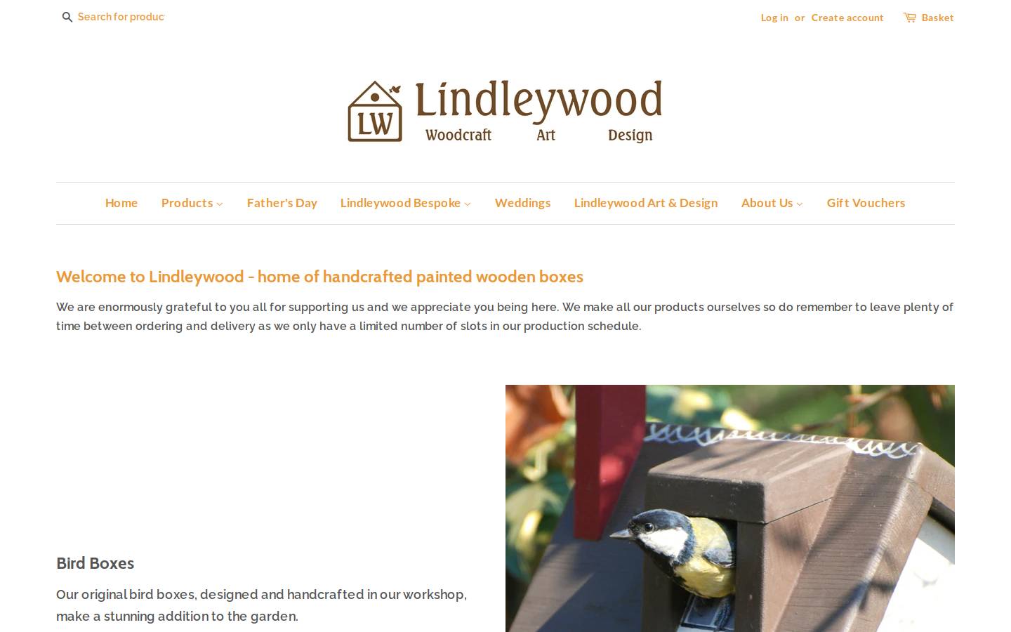 lindleywood.com homepage screenshot