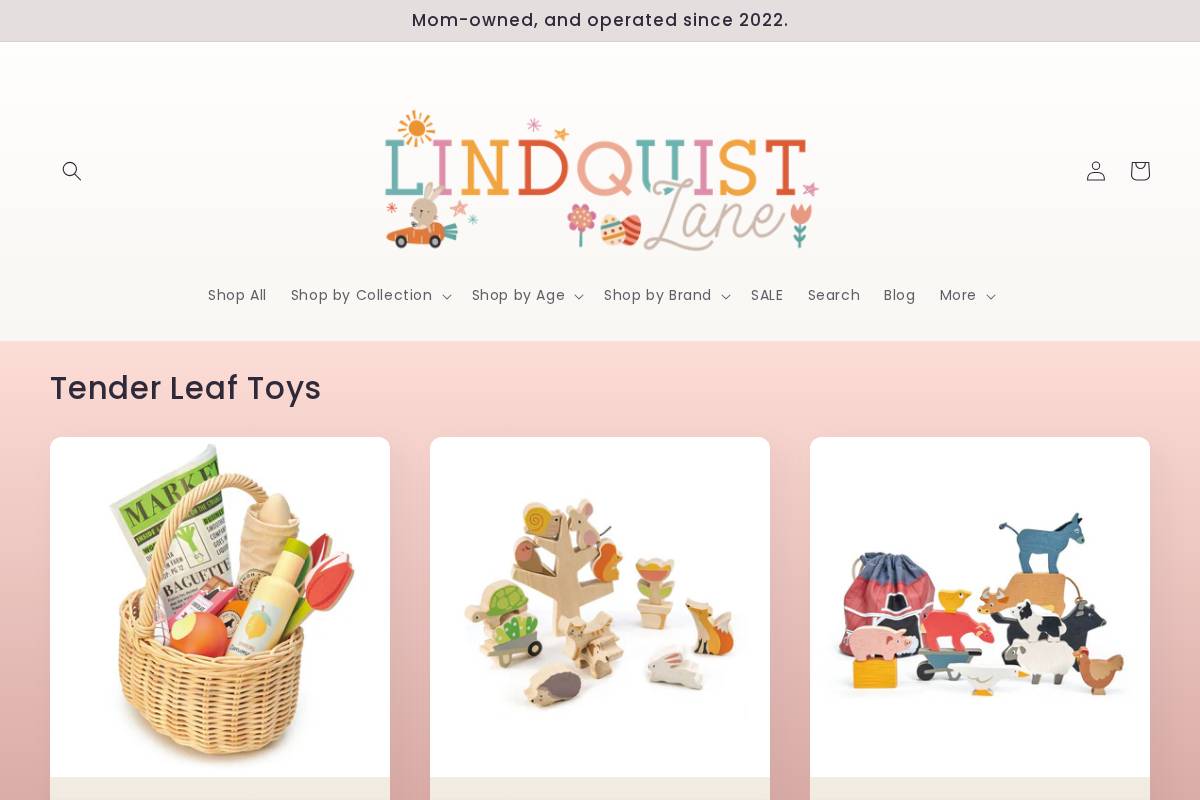 lindquistlane.com homepage screenshot