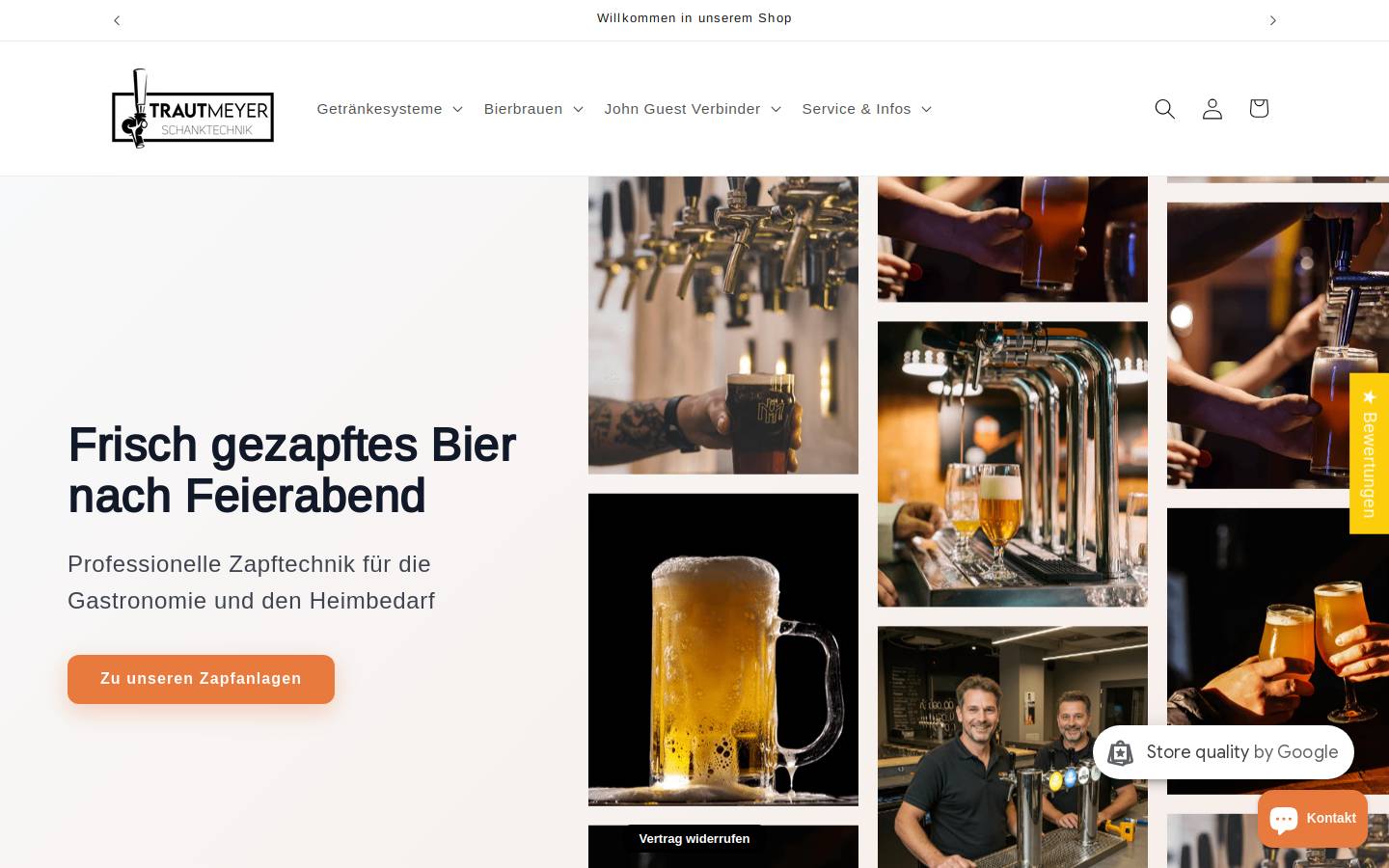 lindr-zapfanlagen.de homepage screenshot