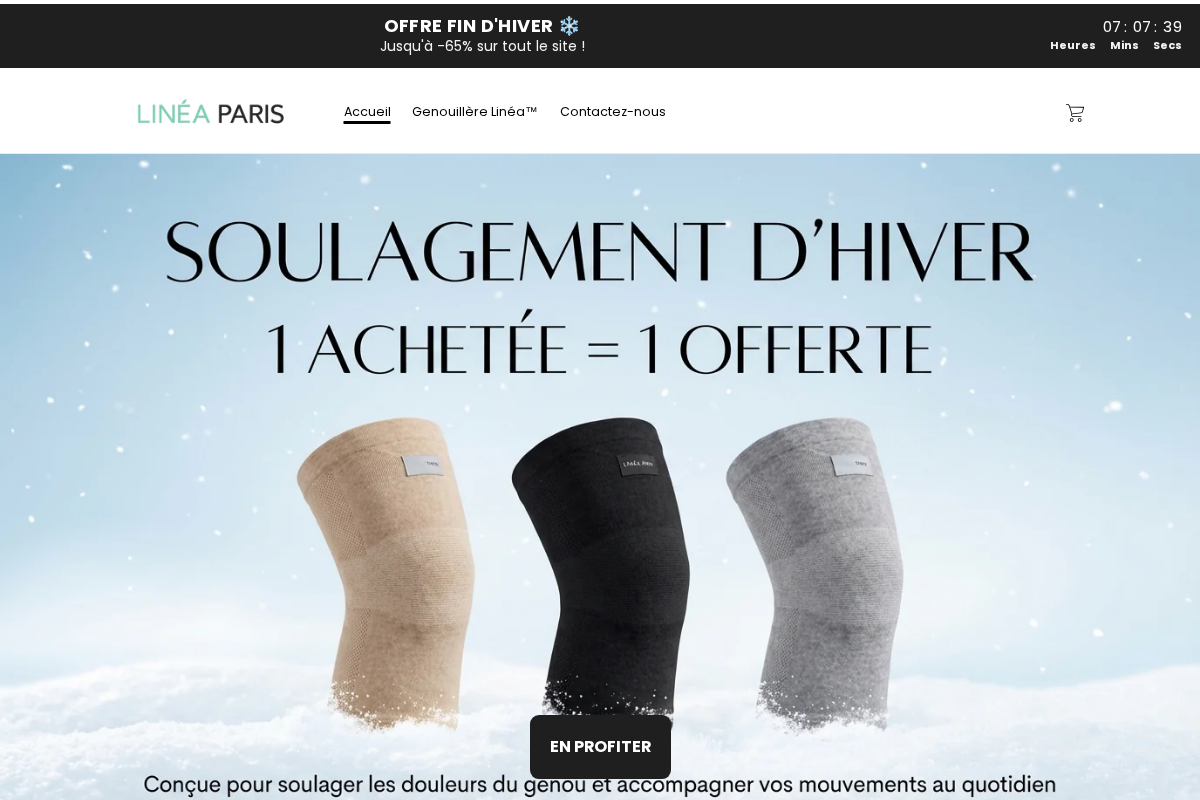 lineaparis.fr homepage screenshot