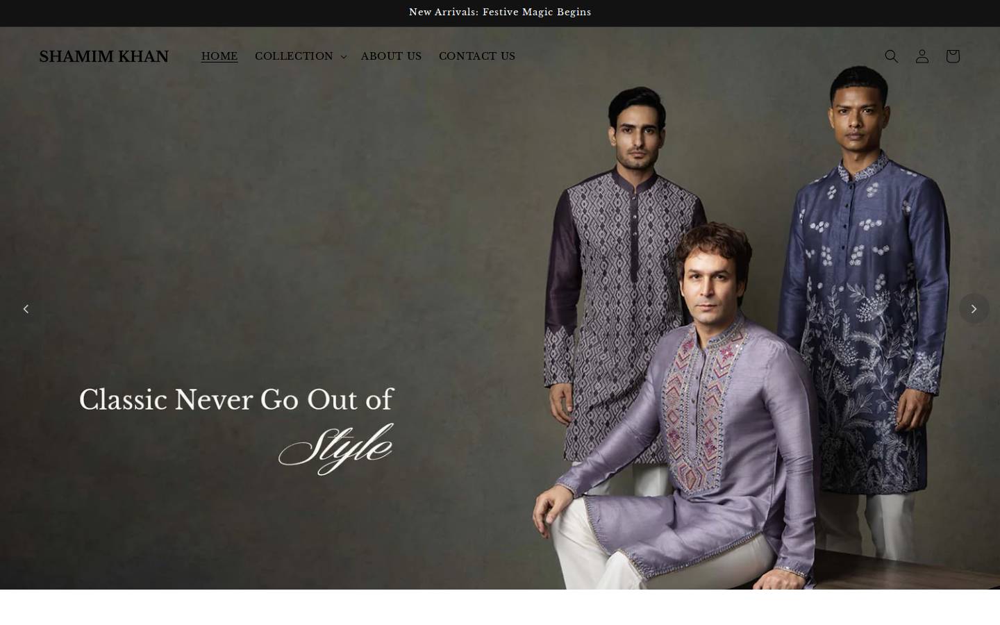 linebyshamimkhan.com homepage screenshot