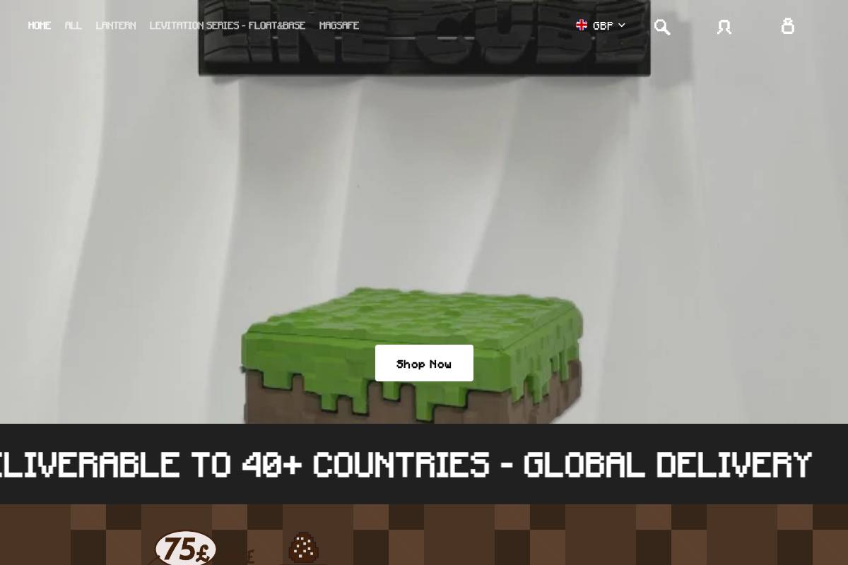 linecube.shop homepage screenshot