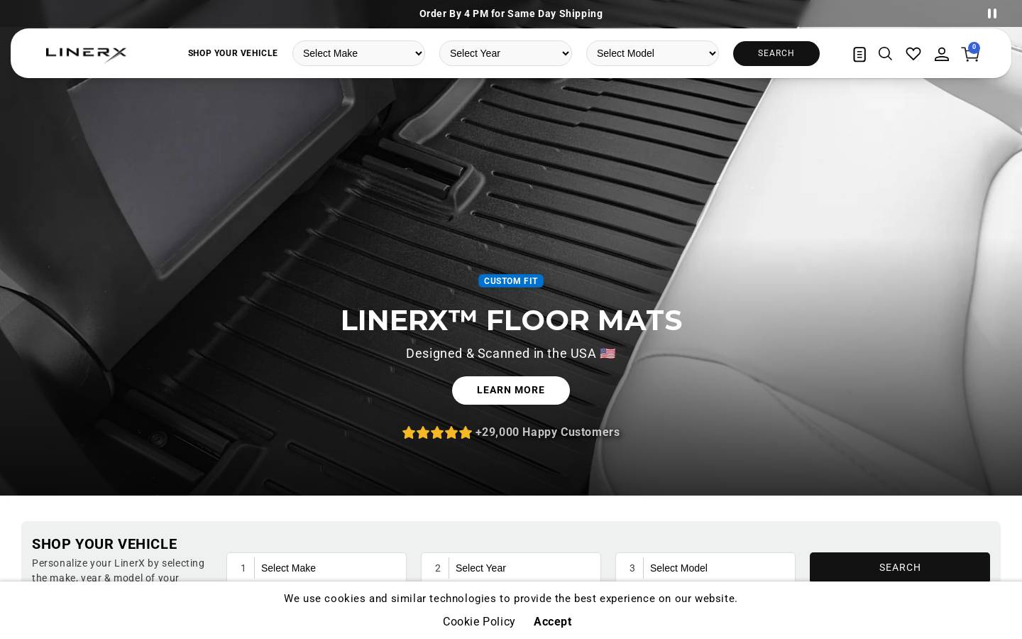 linerx.com homepage screenshot