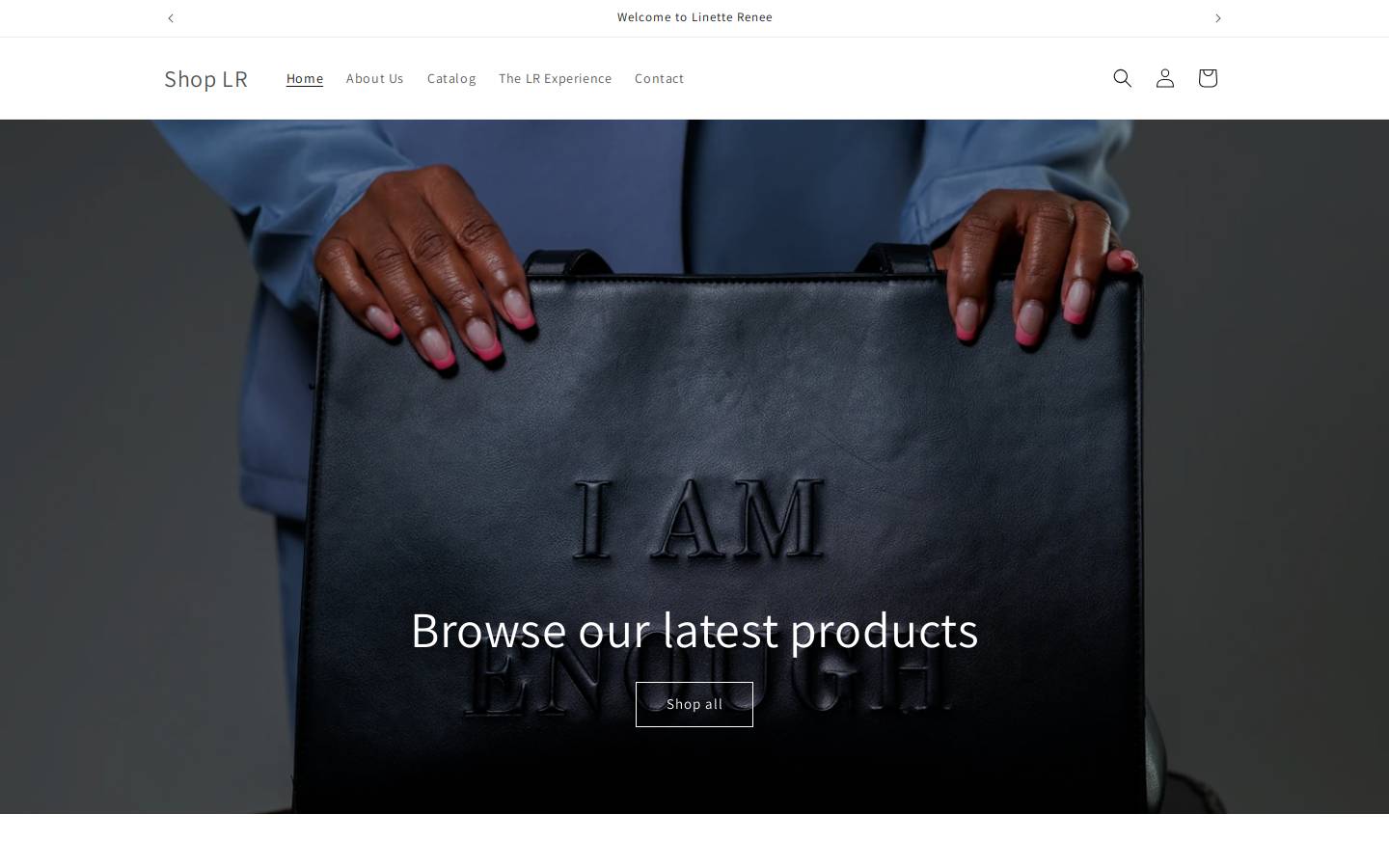 linetterenee.com homepage screenshot