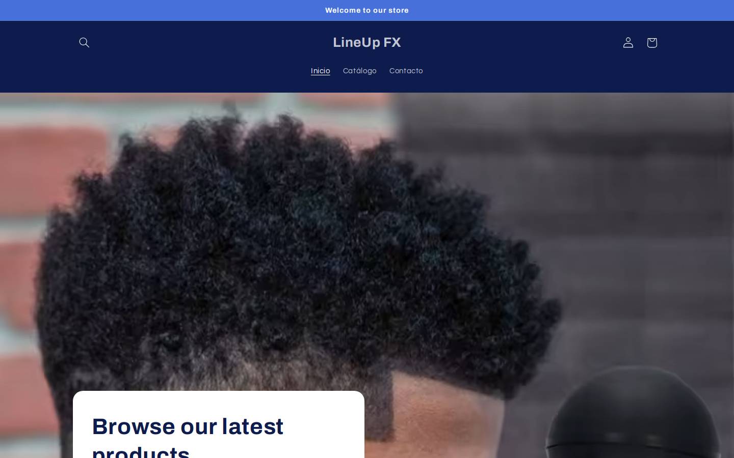 lineupfx.com homepage screenshot