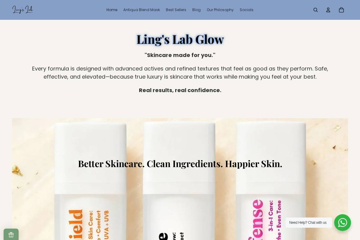 lingslab.com homepage screenshot