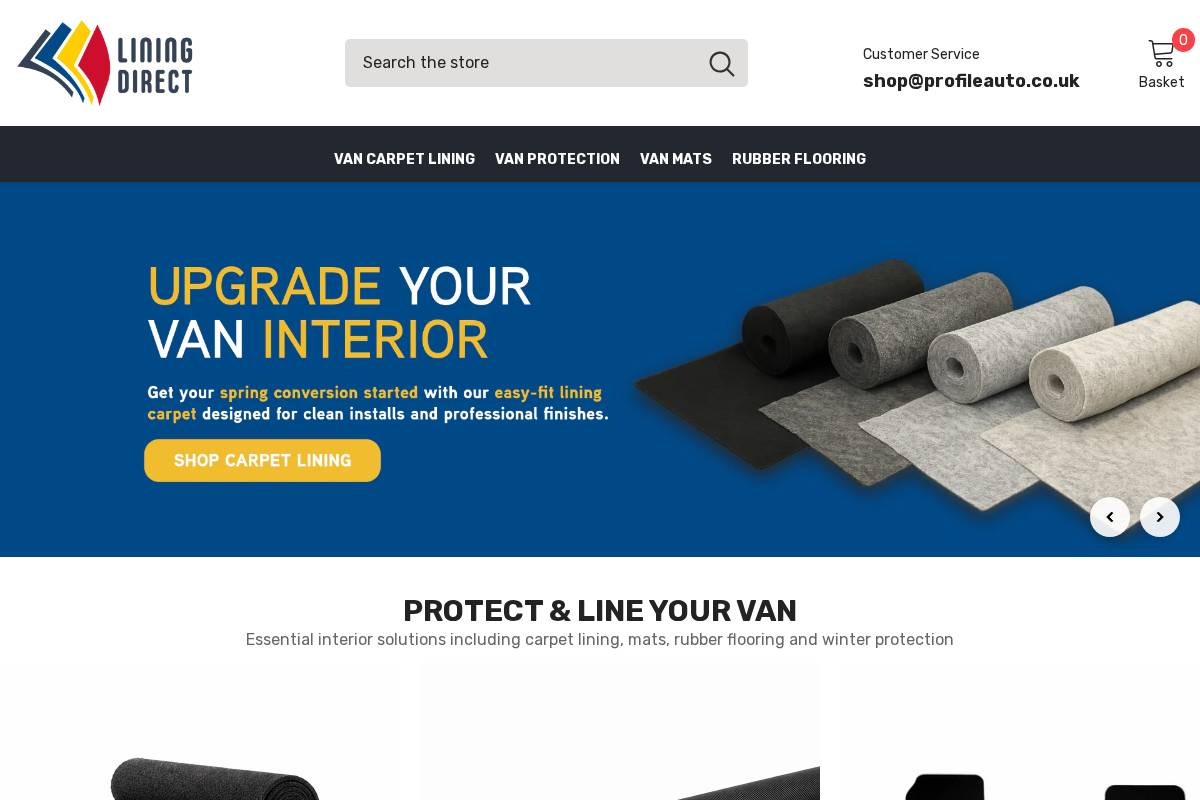 Lining Direct homepage screenshot