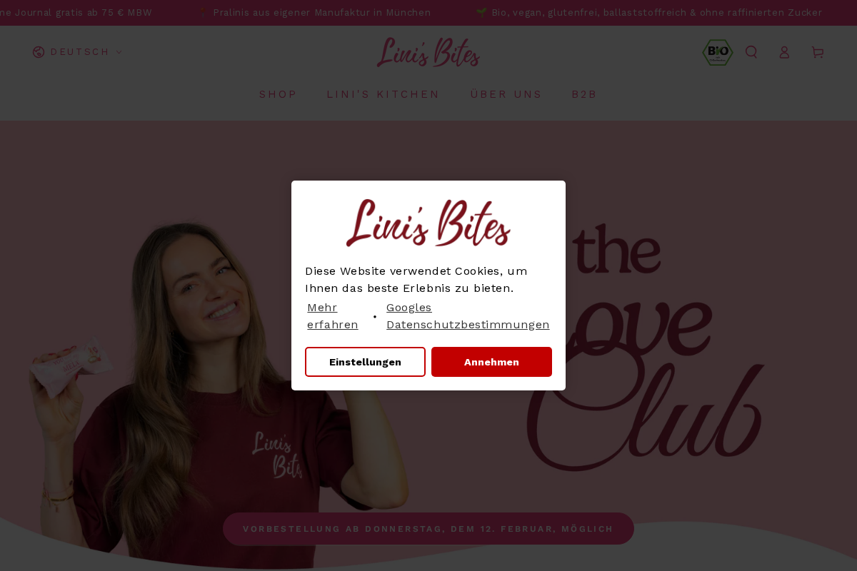 linisbites.com homepage screenshot