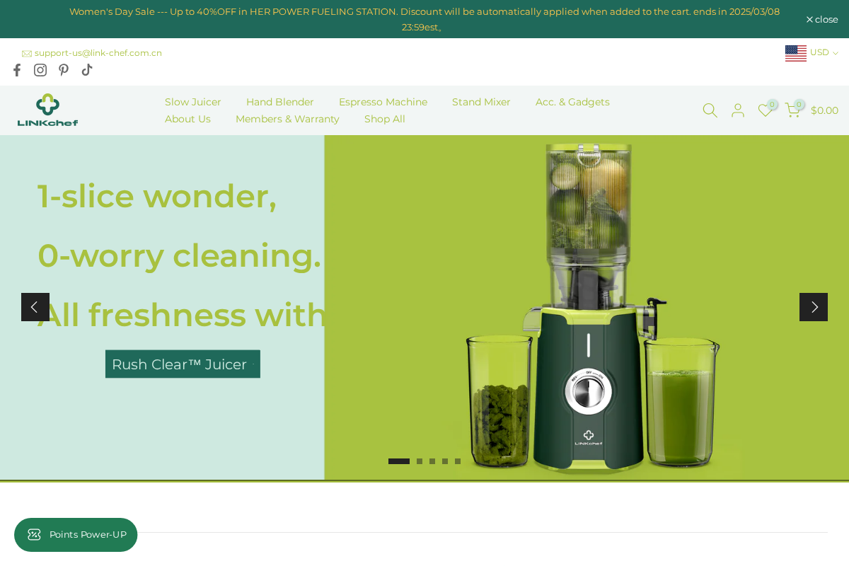 Linkchef homepage screenshot