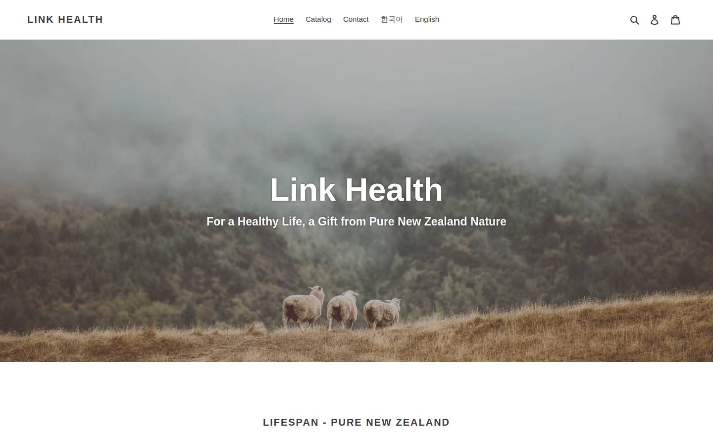 linkhealth.co.nz homepage screenshot