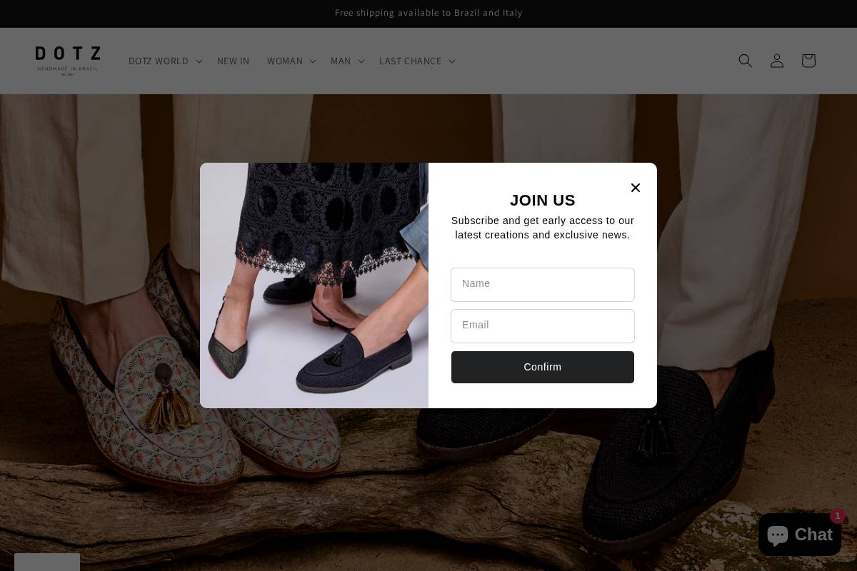 linkingdotz.store homepage screenshot