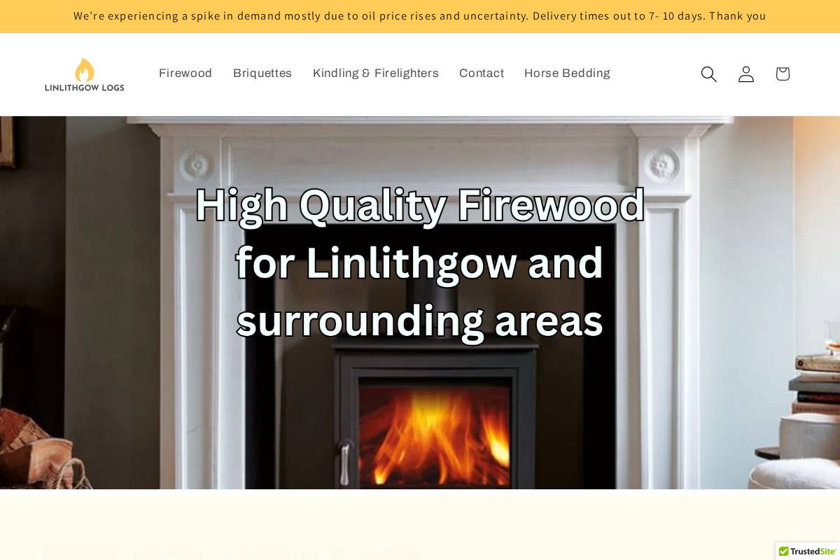 Linlithgowlogs homepage screenshot